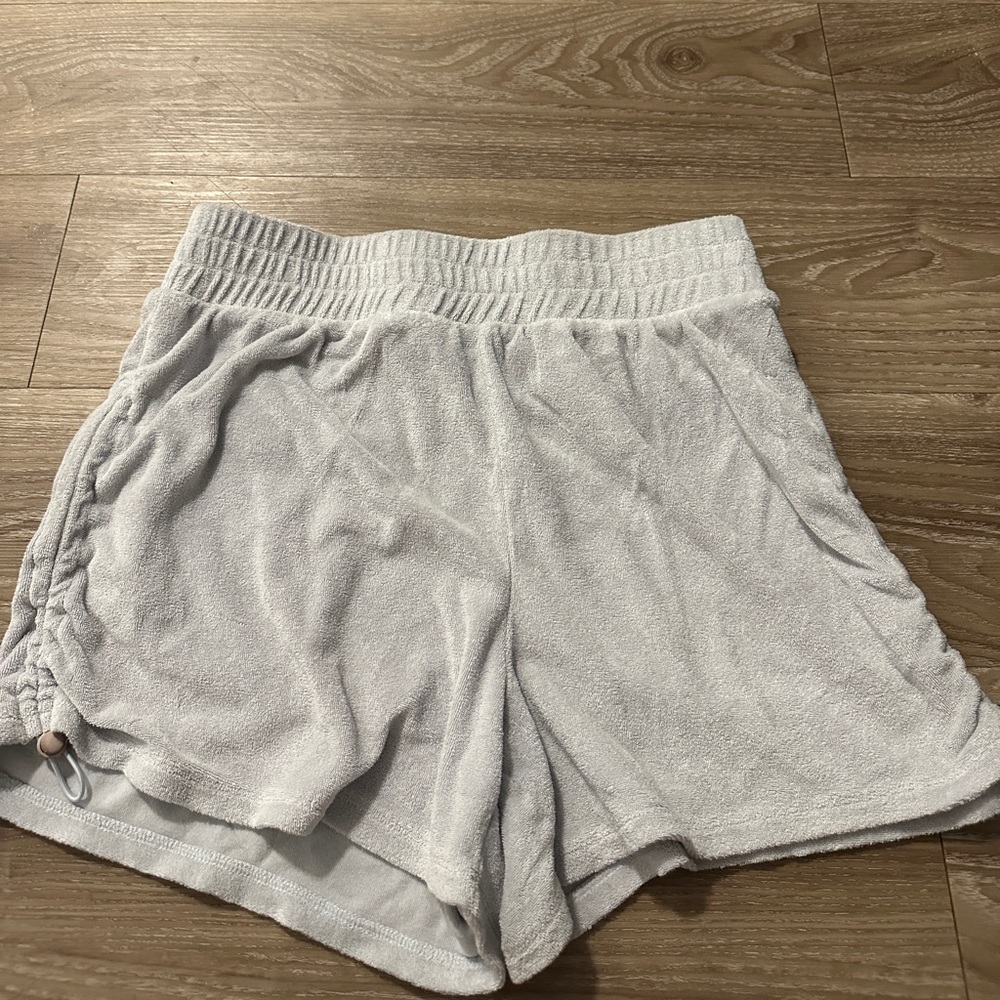Blue sweat shorts